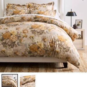 Pottery Barn Vivienne Percale Duvet Cover King
